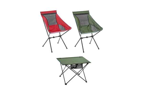 campingbord med stolar
