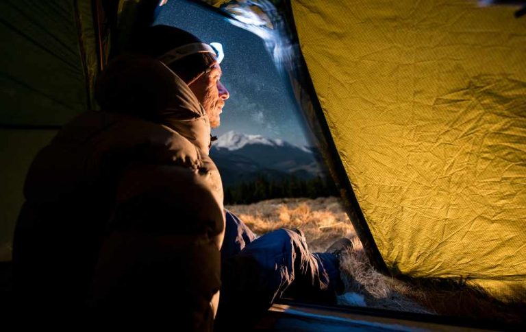 bästa pannlampan för camping